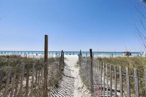 On the beach