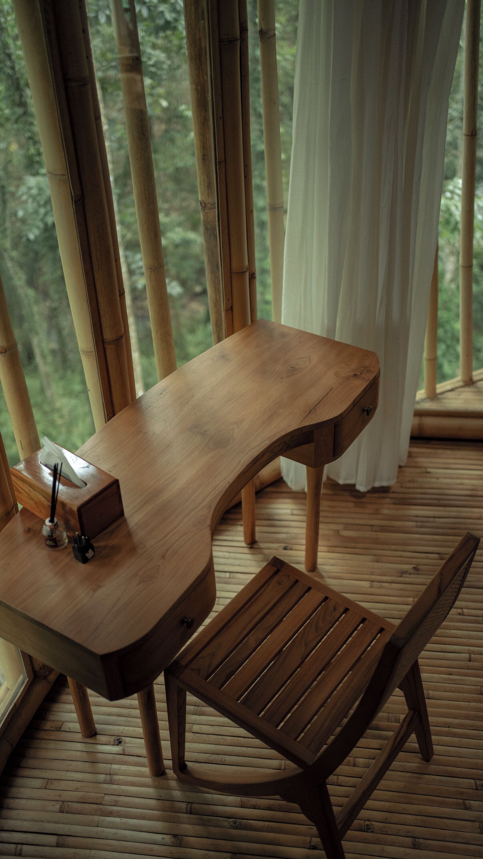 One Bedroom Bamboo Villa with Pool | 1 多间卧室、迷你吧、办公桌、免费 WiFi