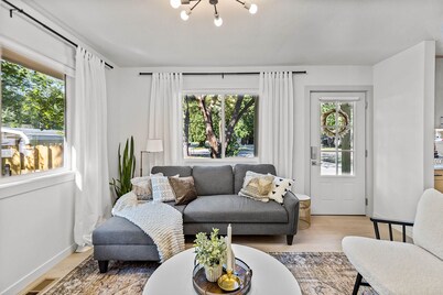 White Guesthouse with a Pool