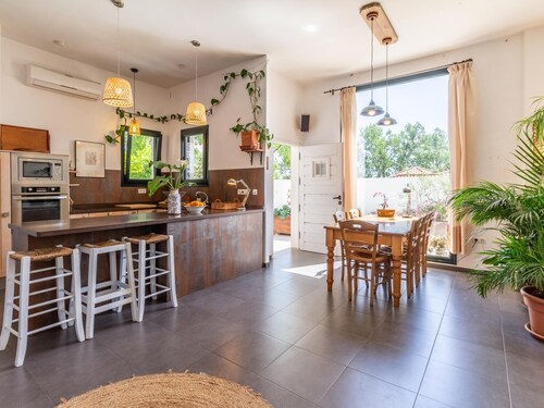 house with swimming pool and private yoga studio