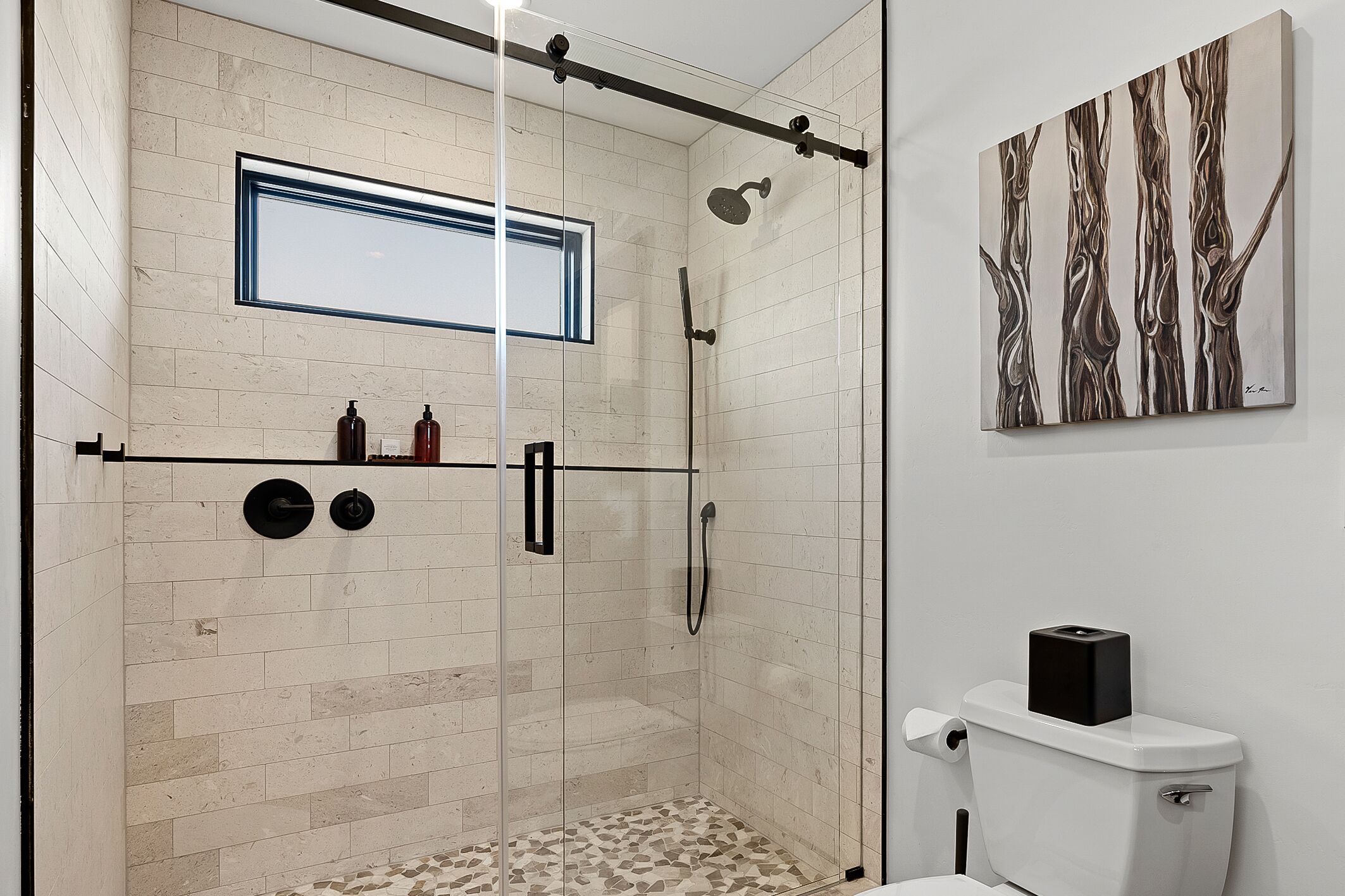 Lower Level Master Bathroom with walk-in shower