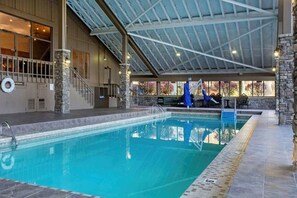 Indoor pool, a heated pool