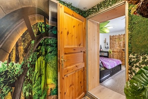 1 slaapkamer, een bureau, gratis wifi, beddengoed