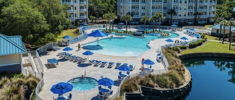 Indoor pool, outdoor pool