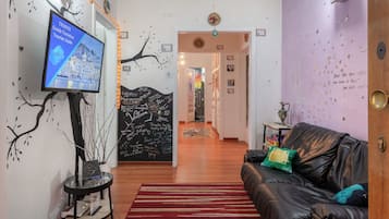 40-inch LED TV with satellite channels, TV, Netflix