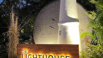 Majoituspaikan sisäänkäynti