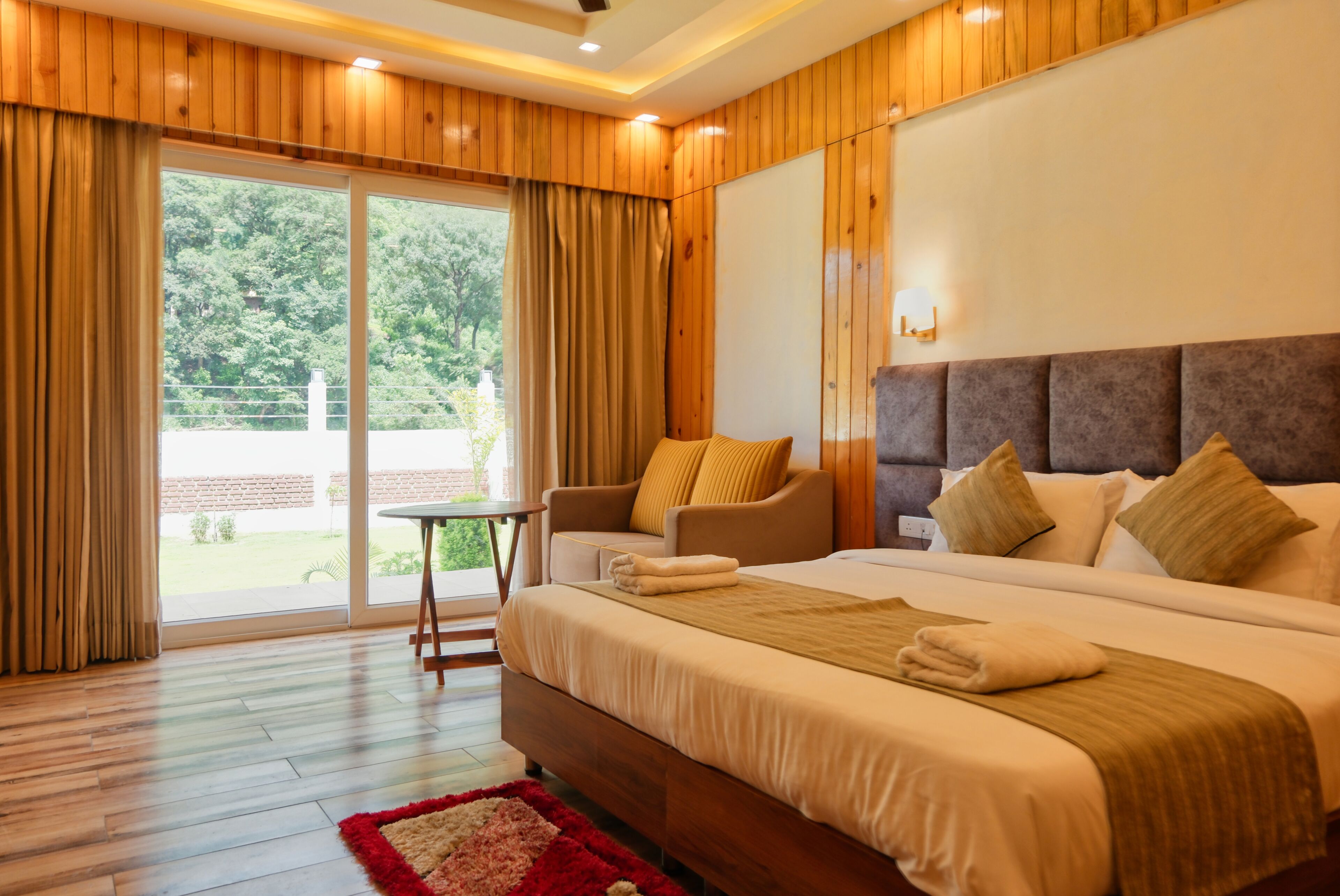 Luxury Room | Egyptian cotton sheets, premium bedding, memory-foam beds, desk