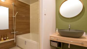 Hair dryer, towels