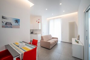 Living area - WePuglia - Dimore Sarnelli - Apt. Francesca (Polignano a Mare)