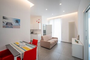 Living area - WePuglia - Dimore Sarnelli - Apt. Francesca (Polignano a Mare)