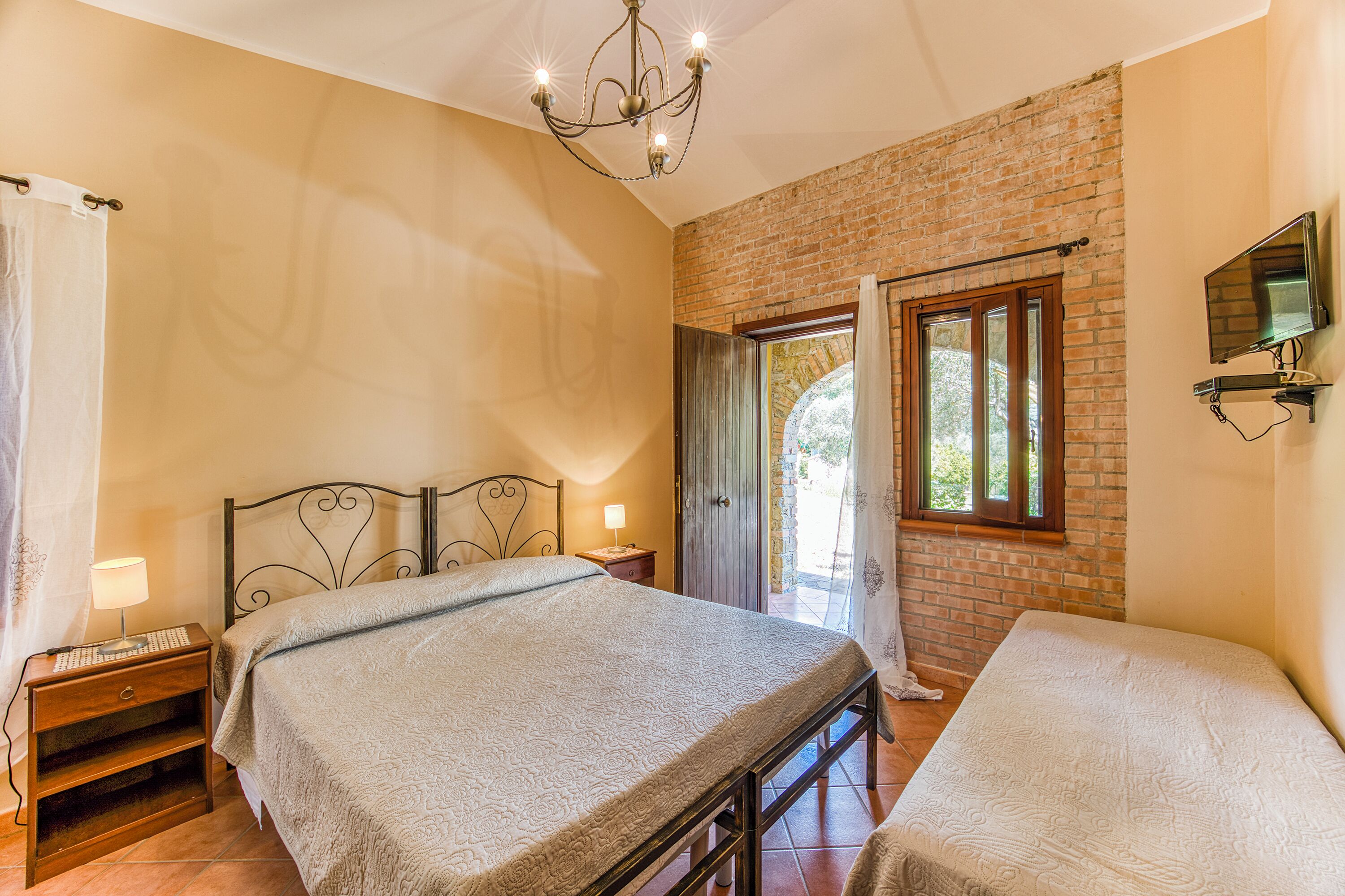 Family Chalet, Multiple Bedrooms, 2 Bathrooms (Local Stone Cottage With Shared Pool) | 2 bedrooms, laptop workspace, free WiFi, bed sheets