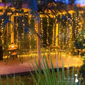 Terrace/patio - Le Chat Vert - Adults Only apartments (Saint André)