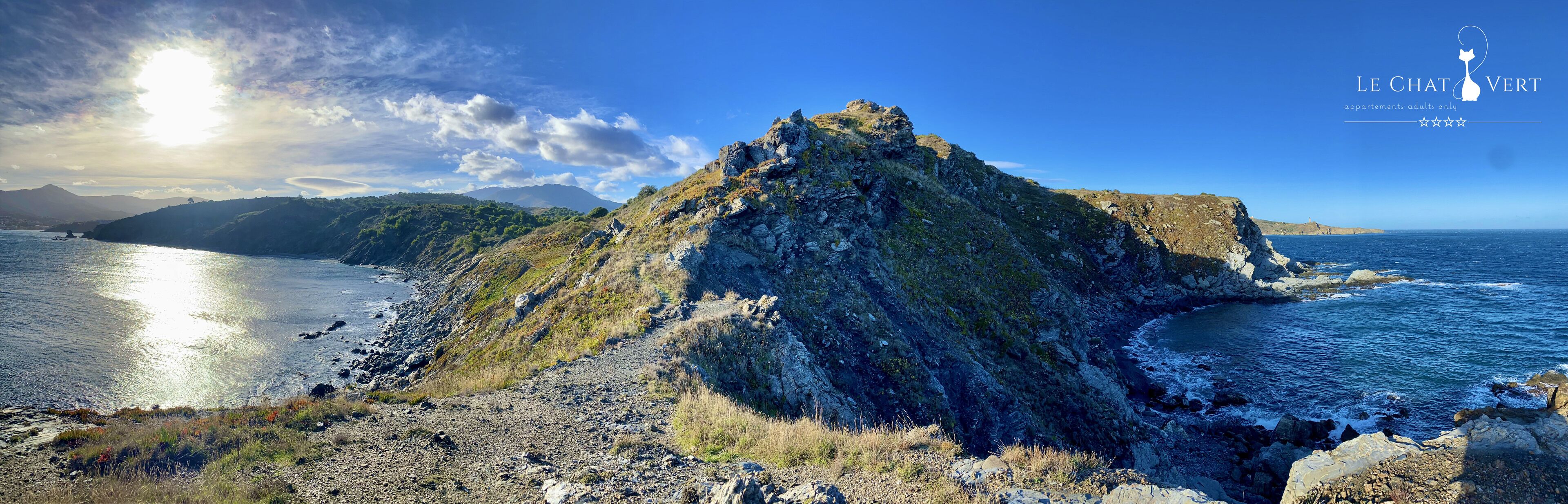 Beach nearby, sun-loungers