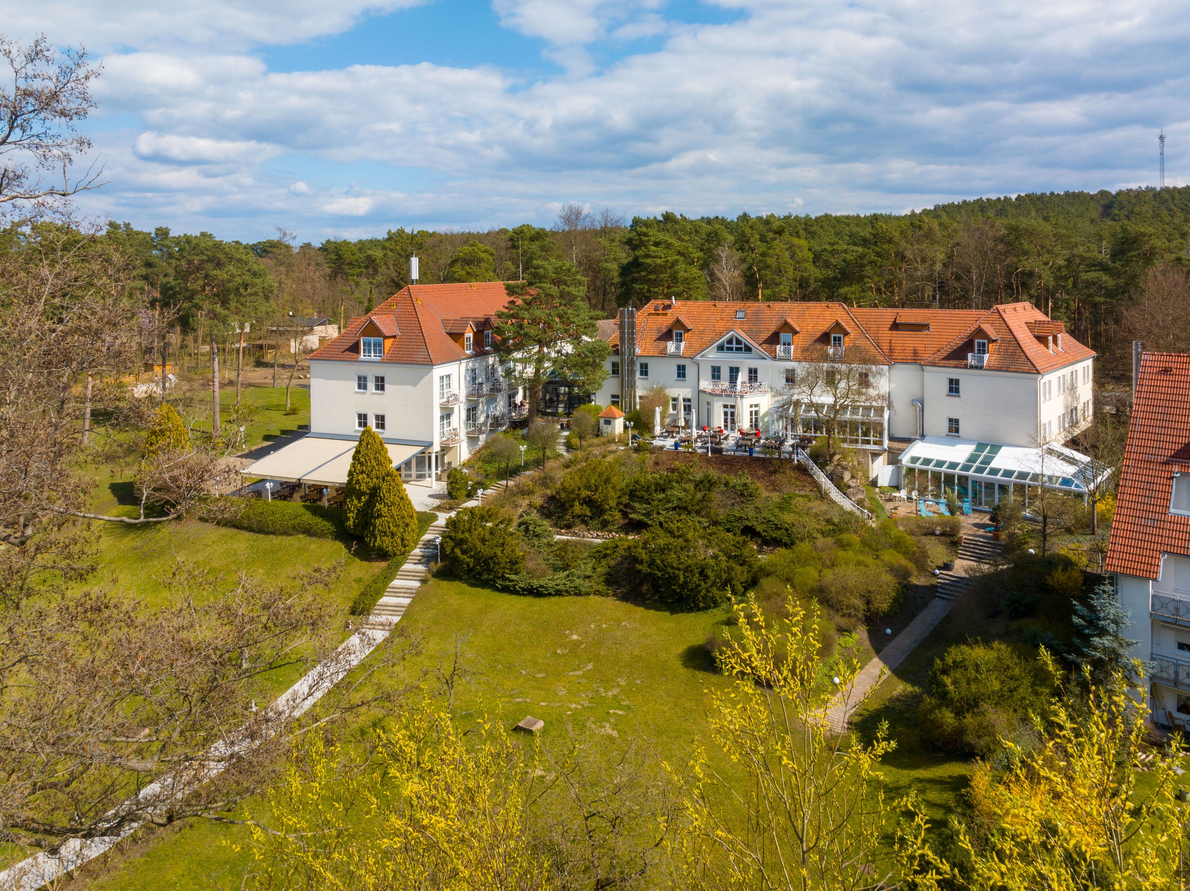 Outdoor wedding area