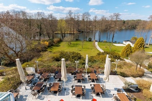 Outdoor wedding area