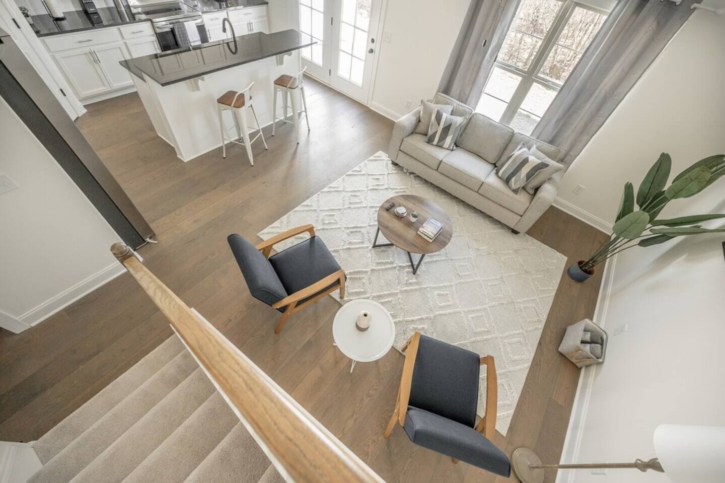 Smart-tv en een kantoor