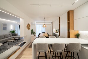 Living area - Kolonaki Upscale 4 bdr Luxury apartment (Athens)