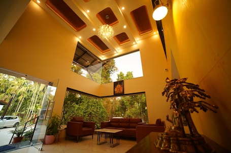 Reception. Aananda wellness and resorts