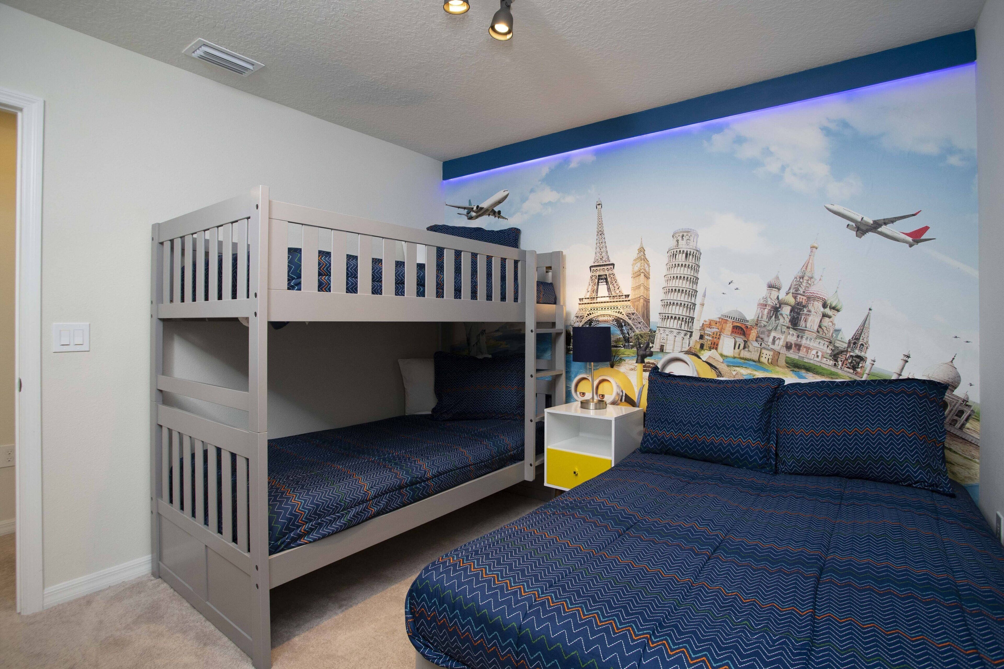 5 室のベッドルーム、アイロン / アイロン台、WiFi、ベッドシーツ