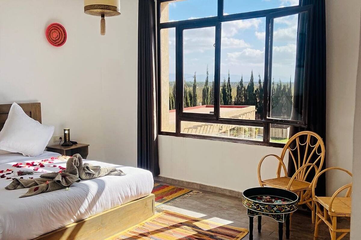 Comfort Double Room, Pool View | Blackout drapes, soundproofing, free WiFi, bed sheets