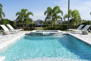 A heated pool - Last Minute Disney! Private Pool, Hot Tub, Game Room & Themed Bedrooms. Book Now! #79591 (Orlando)