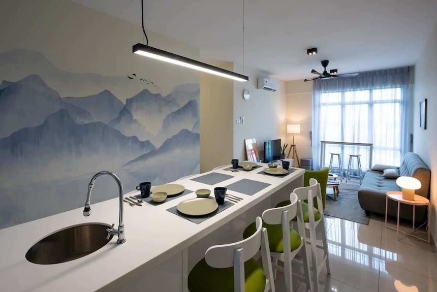 Modern & Cozy 3br Apt Arc At Austin, Free Parking - Johor Bahru