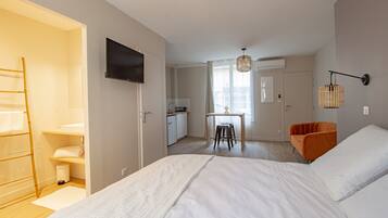 Splendide Studio | 1 chambre, Wi-Fi gratuit, draps fournis