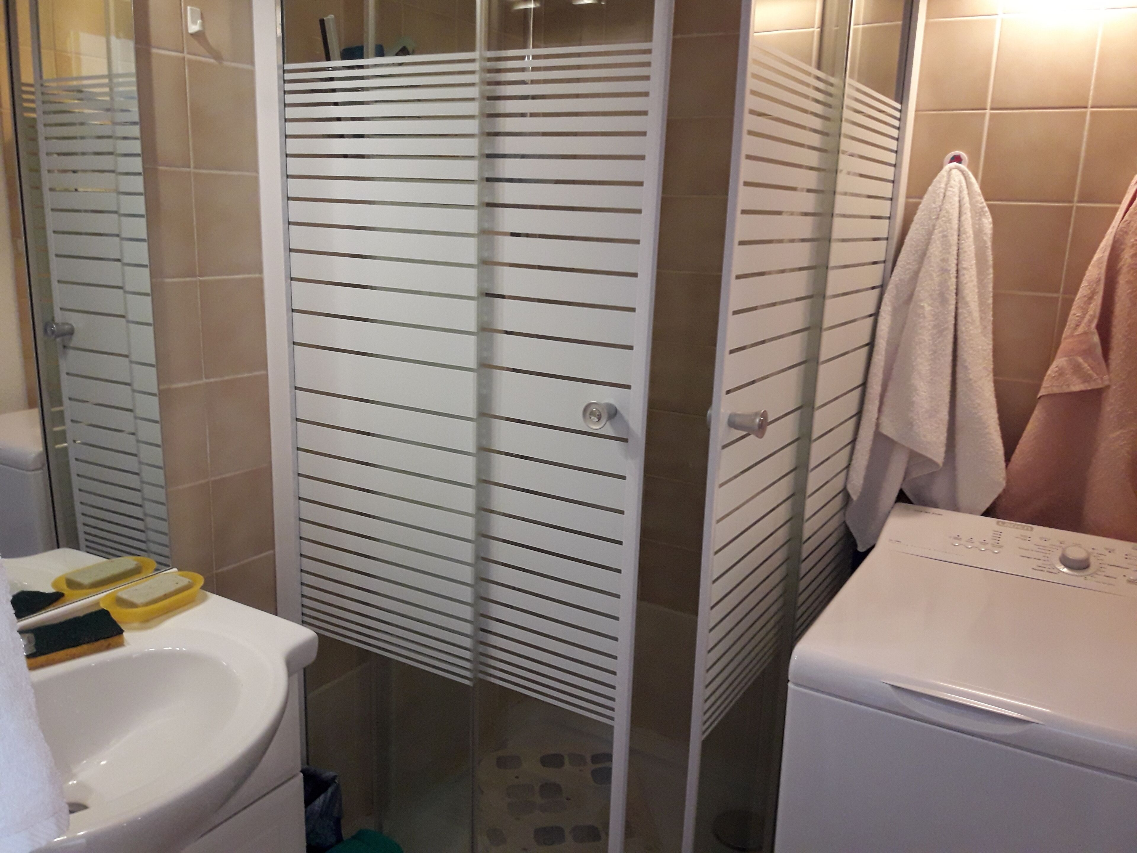 Shower, hair dryer