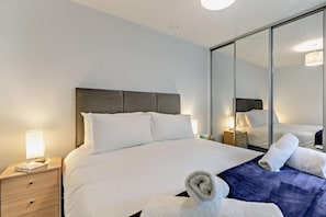 2 chambres, lit parapluie, Wi-Fi gratuit, draps fournis