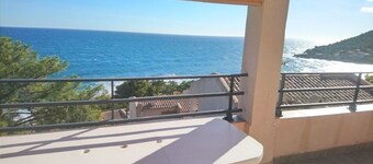 Villa 2/10 pers, face à la mer, plage 300m - Tarco (Corse du sud)