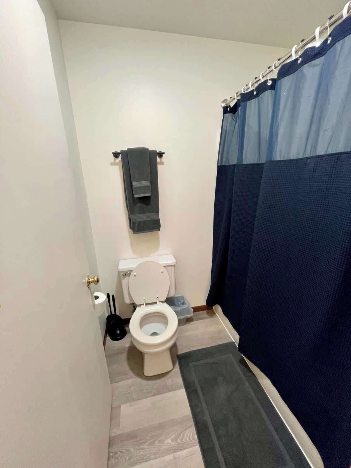 Shower, towels