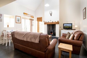 TV, DVD player - The Barn - One Bedroom Cottage, Sleeps 2 (Bala)