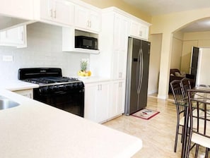 Fridge, microwave, oven, stovetop - Exceptional 2Bdrms-Red Hassell Manor, Port Antonio (Port Antonio)