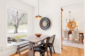 Dining - Camp Rockmont retreat with hot tub, game room, & outdoor fireplace (Black Mountain)