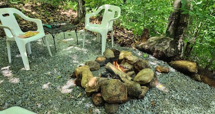 Private cabin on water nestled in foothills of scenic Mt. Cardigan