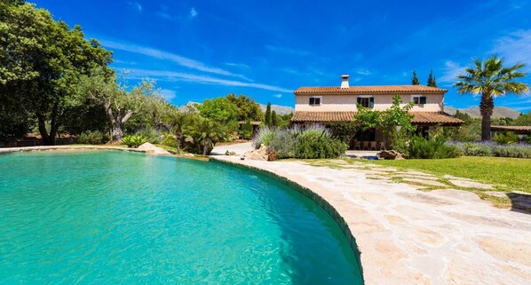 Pool - Country House 'Can Teulada' with Private Pool, Wi-Fi and Air Conditioning (Pollensa)