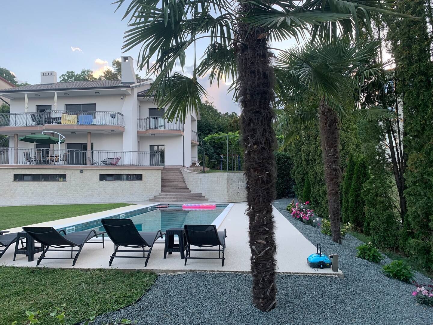 Alberca al aire libre 