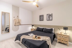 1 室のベッドルーム、アイロン / アイロン台、WiFi、ベッドシーツ