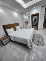 Apartment | Premium bedding, Select Comfort beds, blackout drapes, soundproofing
