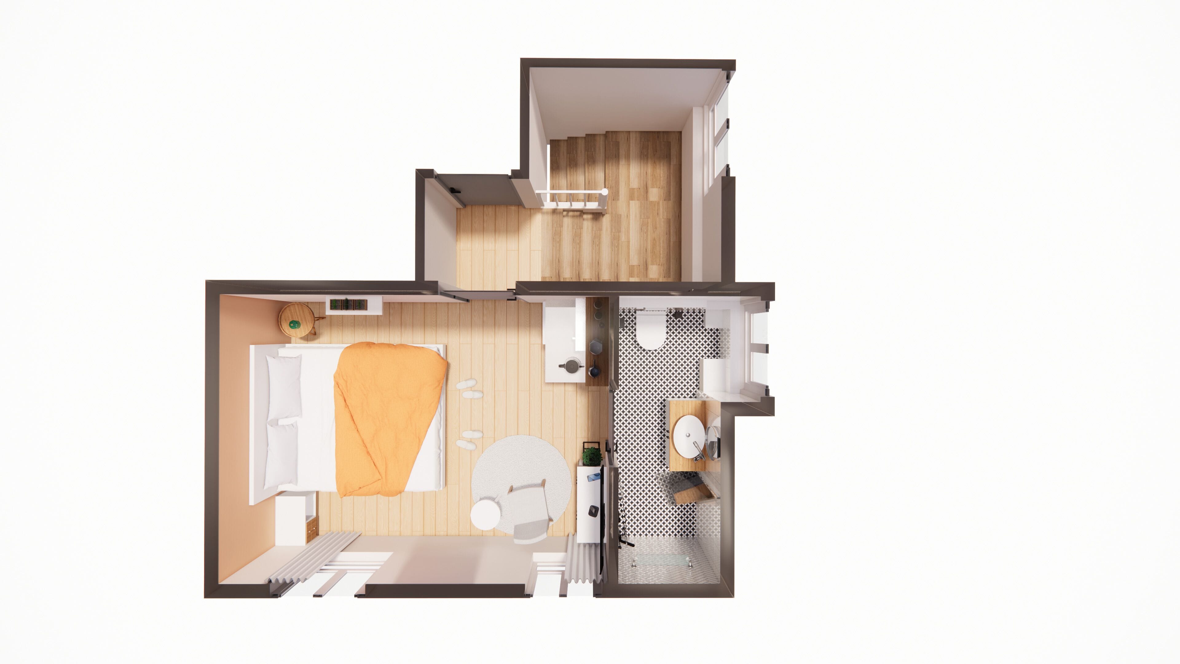 City tweepersoonskamer | Luxe beddengoed, donsdekens, bedden met traagschuimmatrassen