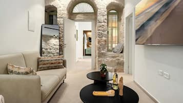 Royal-Stadtwohnung, 2 Schlafzimmer | Wohnbereich | IPod-Dockingstation, Arbeitsbereiche, Drucker