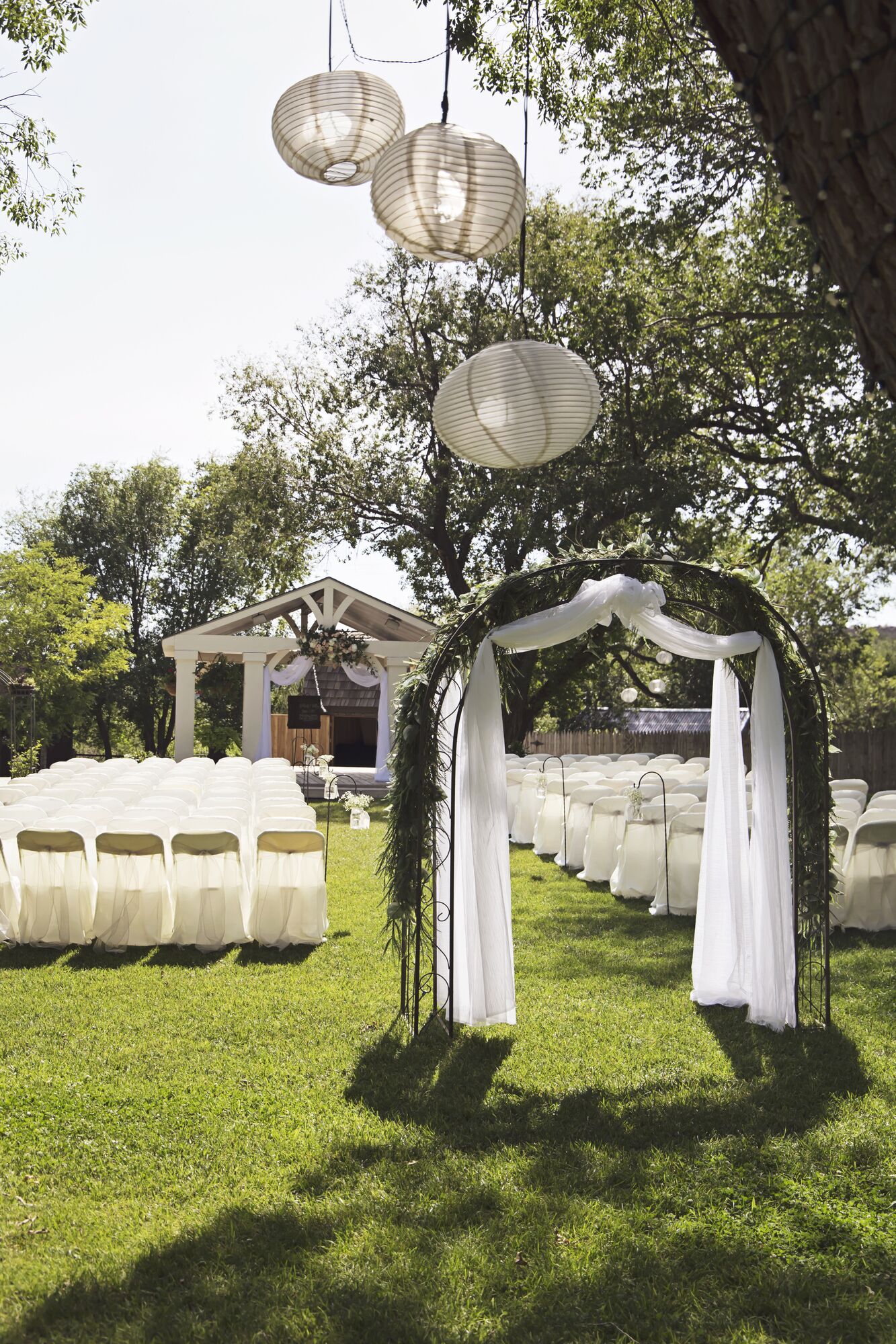 Área para banquetes al aire libre