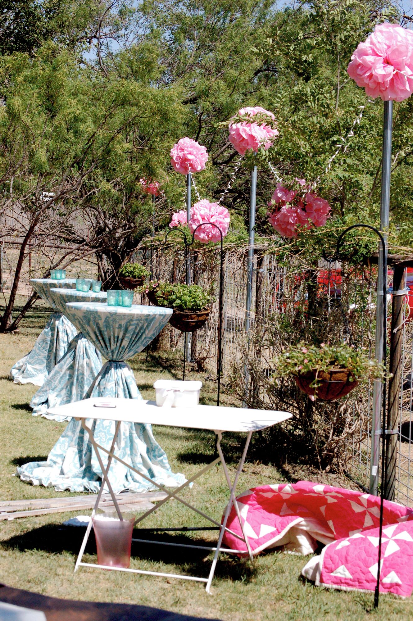 屋外ダイニングエリア