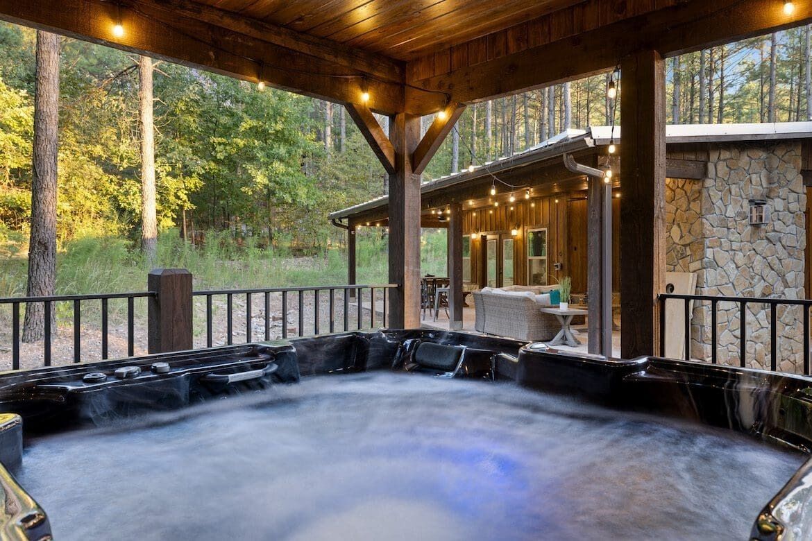 Bain à remous extérieur