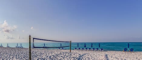 On the beach