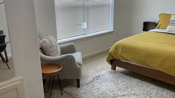 2 bedrooms, iron/ironing board, bed sheets