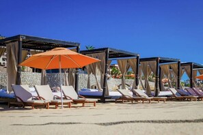 Vlak bij het strand