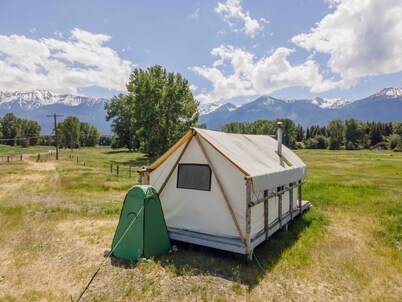 Glamping Tent on the Evans Farm near Joseph, Oregon