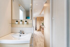 Douche, séchoir à cheveux