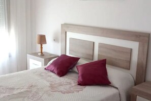 2 bedrooms, iron/ironing board, travel crib, WiFi